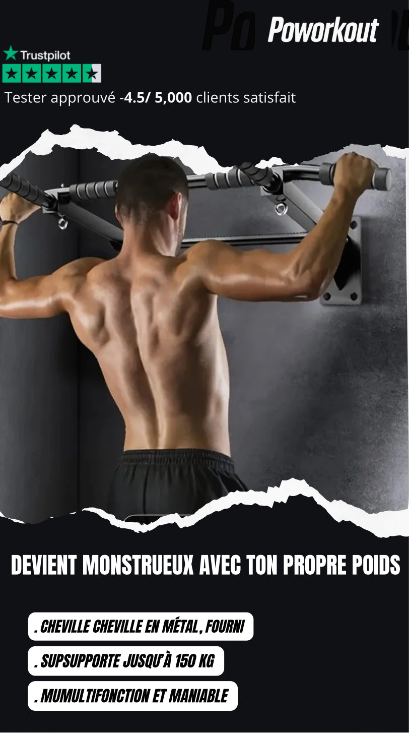 Poworkout barre de traction