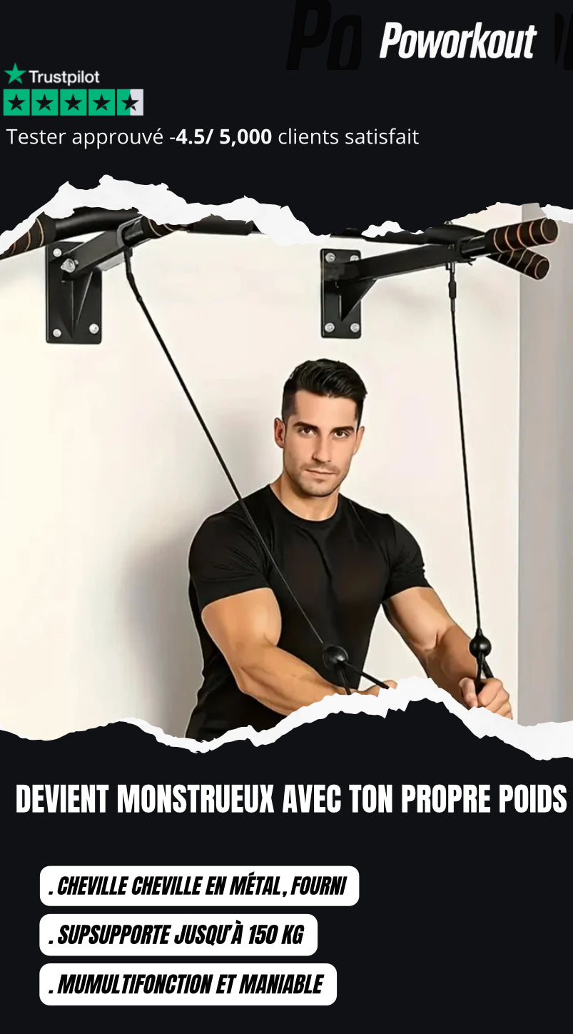 Poworkout barre de traction