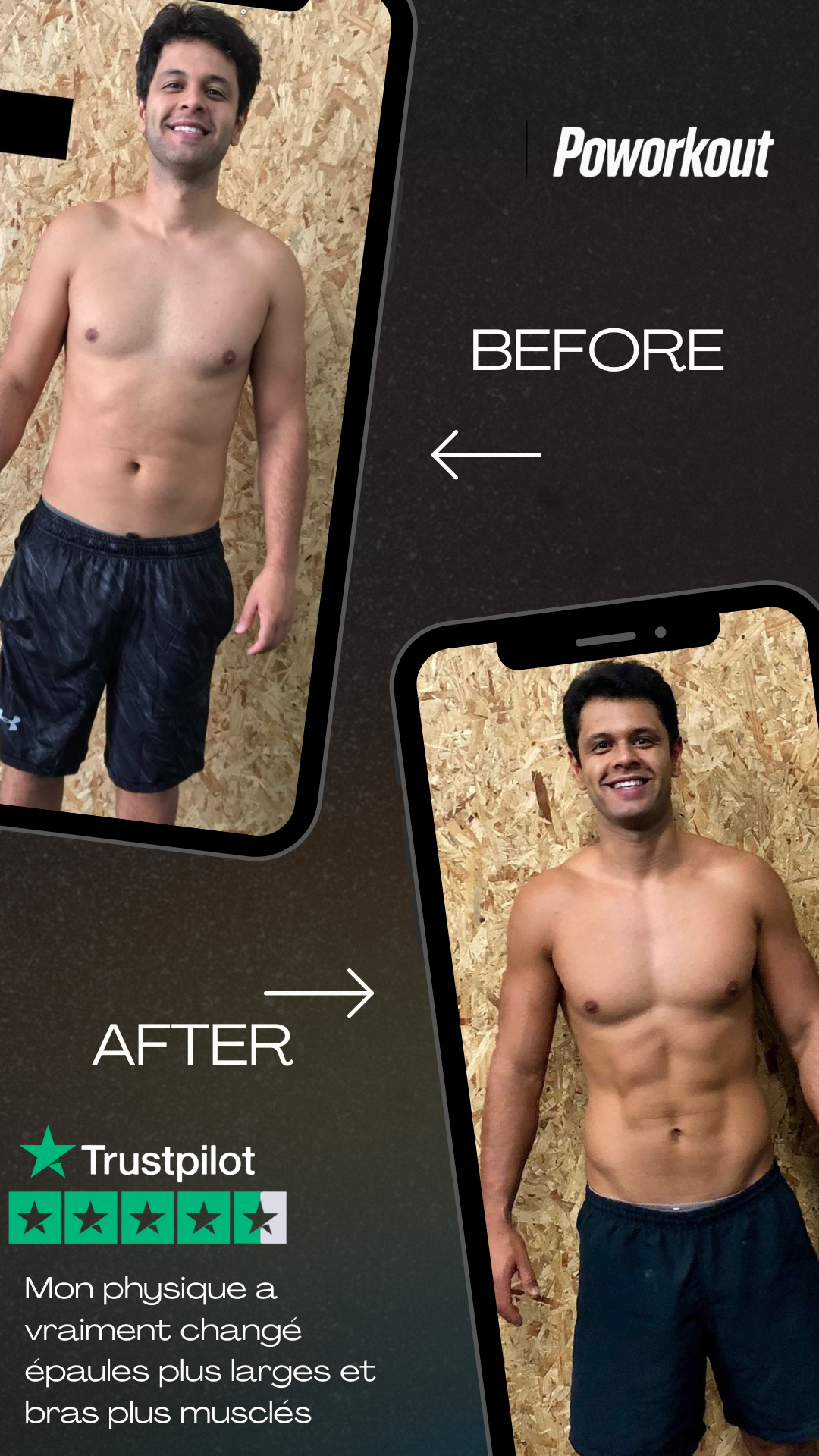Poworkout barre de traction