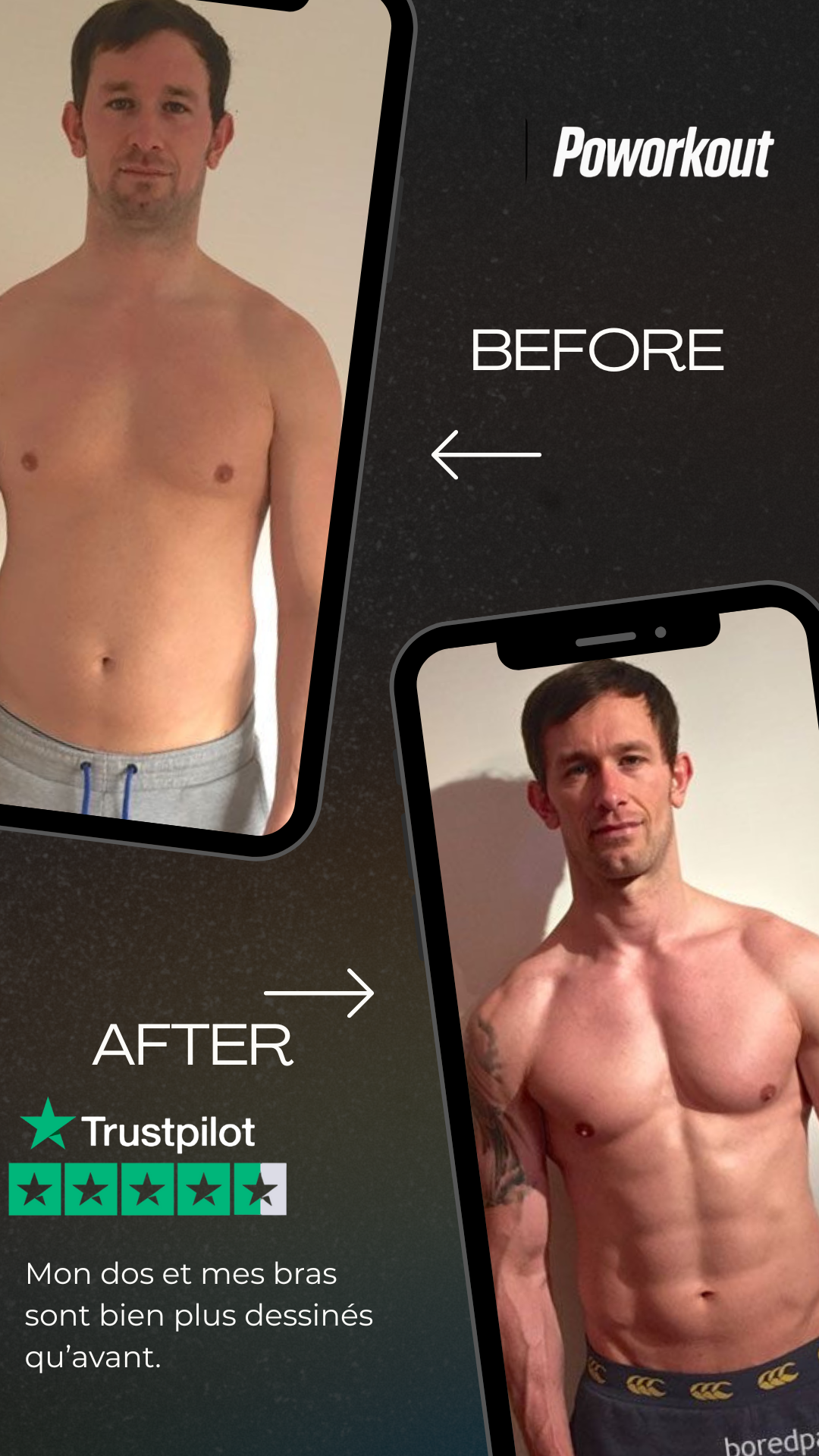 Poworkout barre de traction