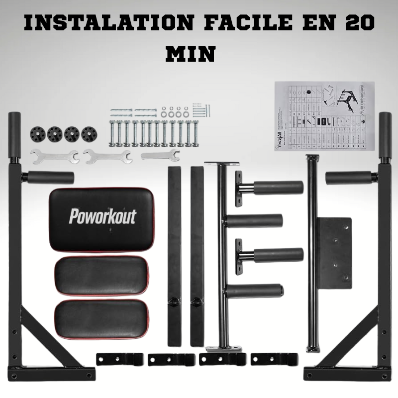 Poworkout Barre 2 en 1