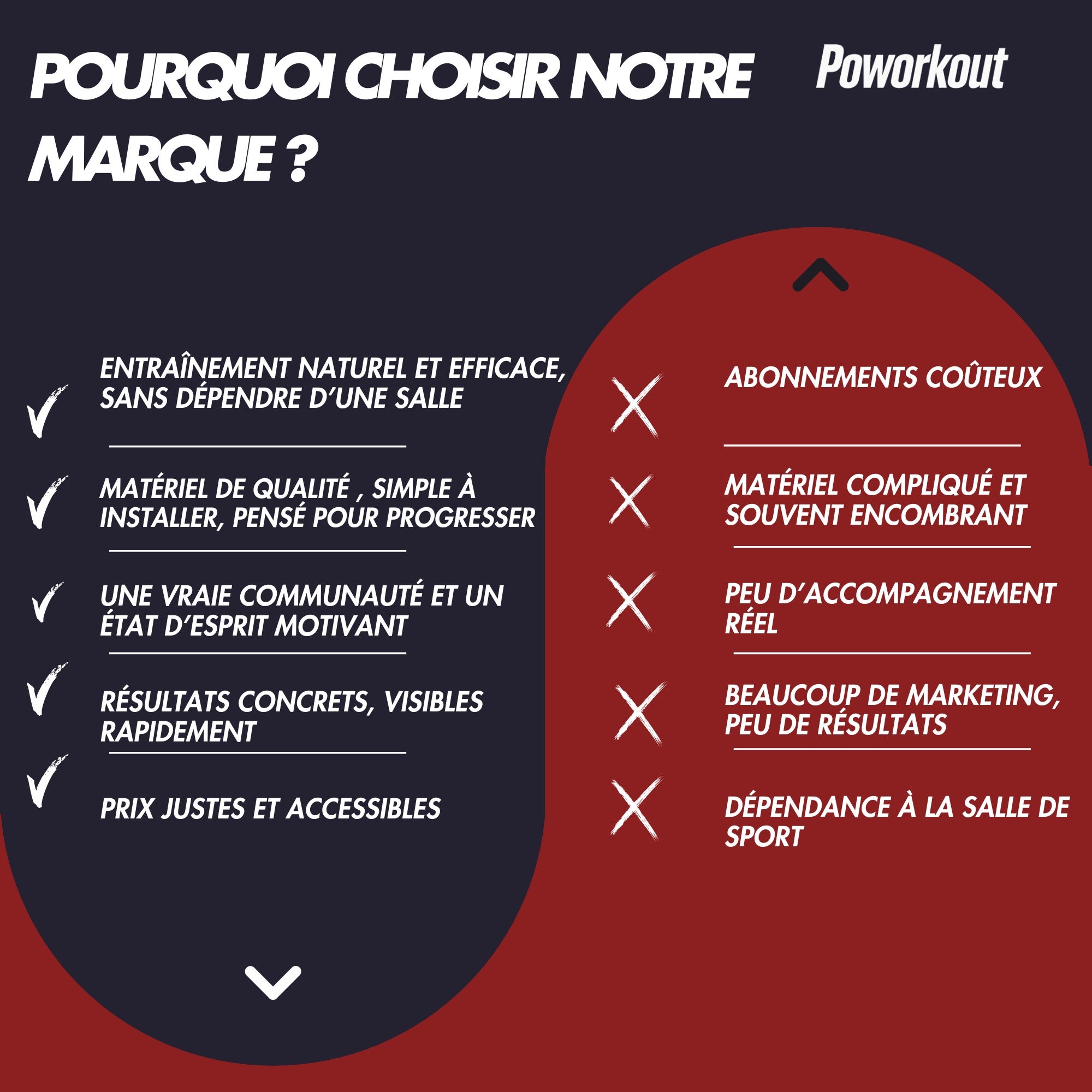 Poworkout Barre 2 en 1